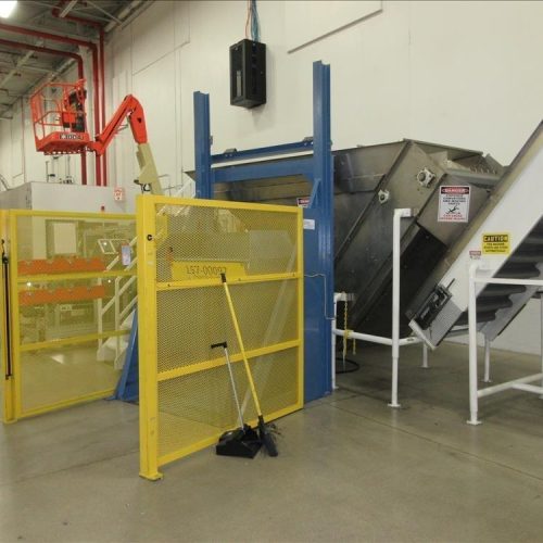 Hayssen and Yamato Complete VFFS Bagging Line w/ Dumper and Checkweigher