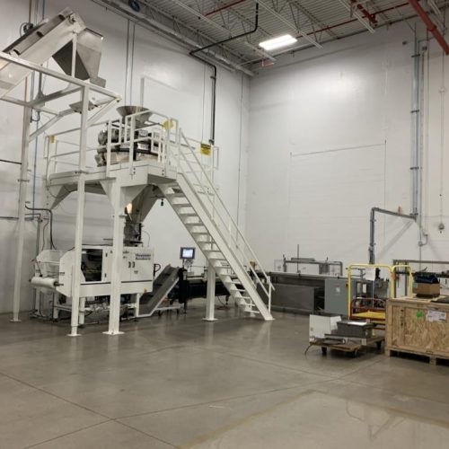 Hayssen and Yamato Complete VFFS Bagging Line w/ Dumper and Checkweigher