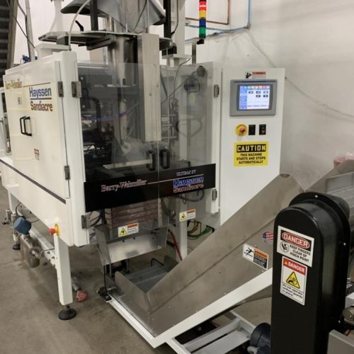 Hayssen and Yamato Complete VFFS Bagging Line w/ Dumper and Checkweigher