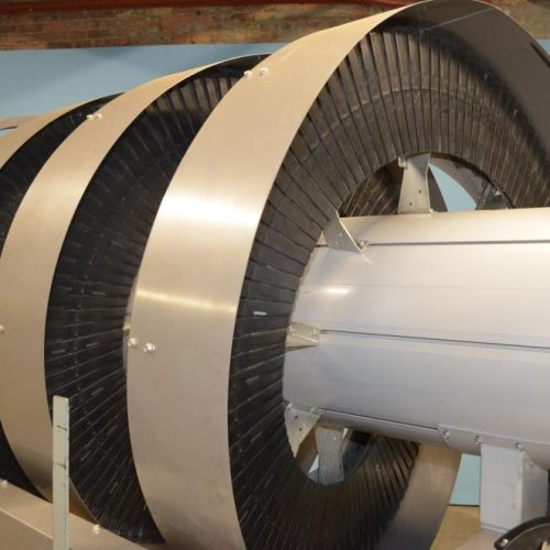 Ryson Model 1200300 12 in W Spiral Decline Conveyor