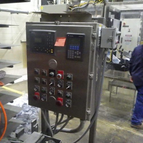 Taylor Model APOD Auto Valve Bag Filler with S/S Pneumatic Hopper Bemis Bag Sealer