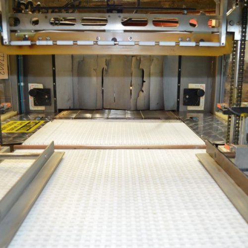 APM Model MIC26 30 CPM Shrink Bundler with Heat Shrink Tunnel