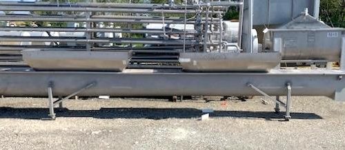 16.5 in Diameter x 20 ft Long S/S Screw Conveyor