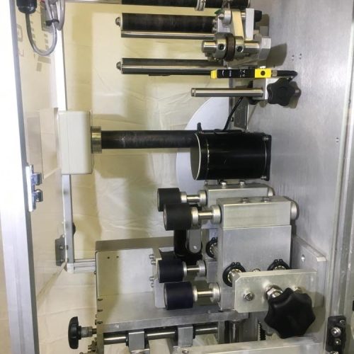 Quadrel Model SL100 High Speed Tamper Evident Sleeve Labeler