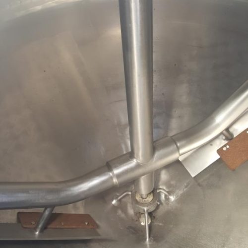 300 Gallon APV S/S Jacketed Sweep Scrape Agitated Cooker Cooler