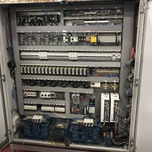 Mespack Model H220FED (3) Head HFFS Machine 100 PPM Pouch Filler