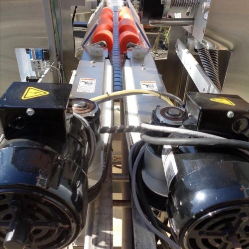 Accraply Model RF150 High Speed Shrink Sleeve Labeler