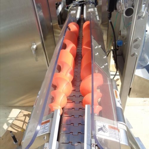 Accraply Model RF150 High Speed Shrink Sleeve Labeler