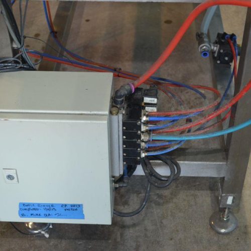 Accutek Model 50BR1L02 (6) Head S/S Pneumatic Bottle Rinser