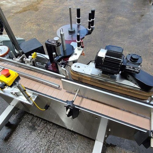 Superior Machine Systems Roll Tak 200 Wrap Around Bottle Labeler