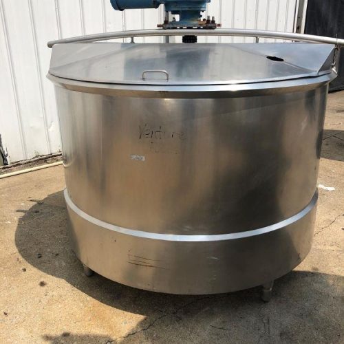 500 Gallon Cherry Burrell Model SP Vertical S/S Agitated Tank