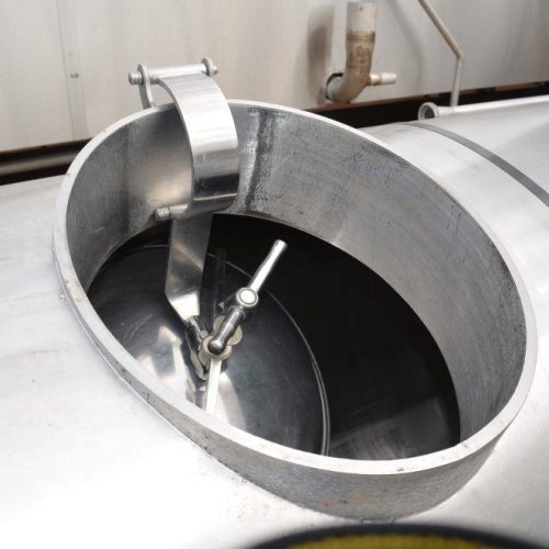8.5 BBL Cote Manufacturing Vertical S/S Jacketed Brite Tank