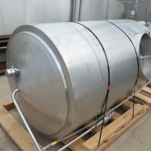 8.5 BBL Cote Manufacturing Vertical S/S Jacketed Brite Tank