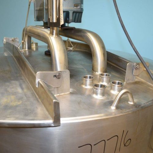 250 Gallon Walker Model PZCB8 316L S/S Jacketed Sweep Scrape Agitated Kettle