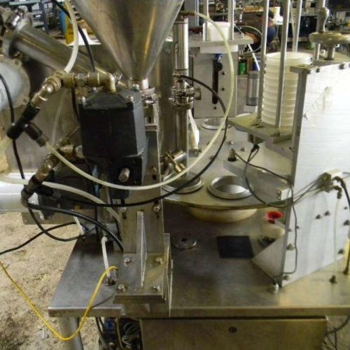 World Cup Model 3212 (12) Station S/S Rotary Cup Filler and Sealer