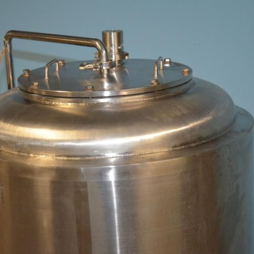 3.5 BBL Capacity Allied Beverage Vertical S/S Jacketed Fermenter Tank