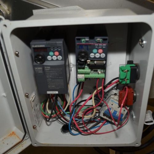 12 in W S/S Incline Conveyor with Flighted Plastic Interlocking Chain