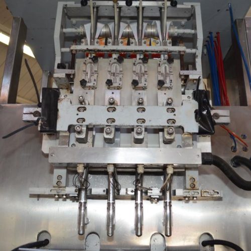 (4) Lane Stick Pack Vertical Form, Fill, and Seal Machine