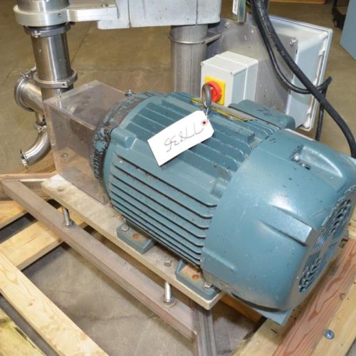 30 HP S/S Grinding Mill with Agitated S/S Feed Hopper