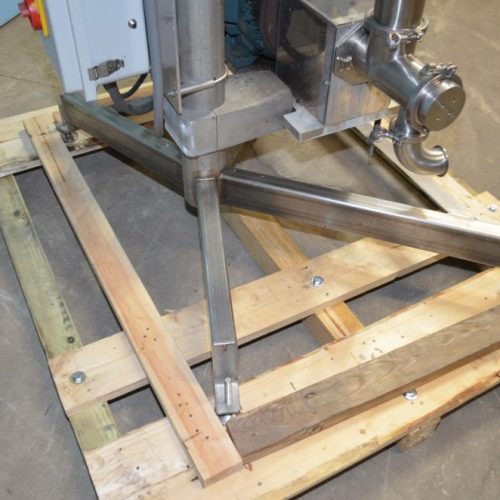 30 HP S/S Grinding Mill with Agitated S/S Feed Hopper