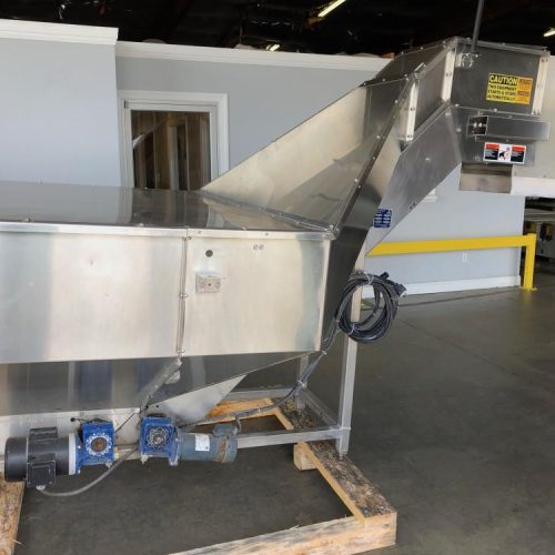 Pace Model 165CU, 165 Cubic Foot S/S Incline Bottle Feed Hopper