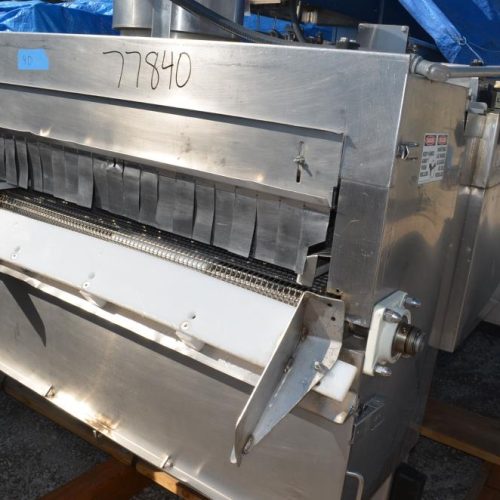 21 ft L x 1 Meter W  S/S Straight Line Freeze Tunnel with Wire Mesh Belt