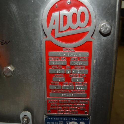 Adco Model RAC120SS High Speed S/S Tri-Seal Right Angle 120 CPM Carton Closer