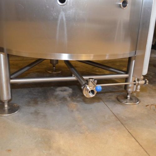 NSI Newlands Model BT14B, 14 BBL Capacity Vertical S/S Jacketed Brite Tank