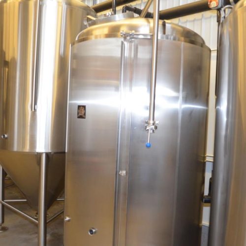 NSI Newlands Model BT14B, 14 BBL Capacity Vertical S/S Jacketed Brite Tank