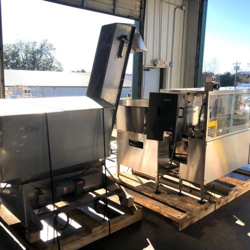 Palace Model S5MPB S/S Bottle Unscrambler with Feed Hopper and Sorter