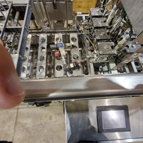 Pac Tec Model PT4X2S (4) Lane S/S Inline Cup Filler