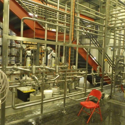 Complete 350 CPM Liquid Canning Line with KHS Innofill Filler