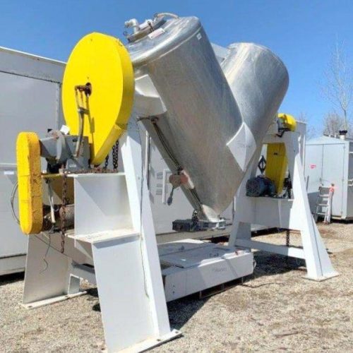 Crossley Economy 75 Cu Ft S/S Twin Shell V Blender with Intensifier Bar