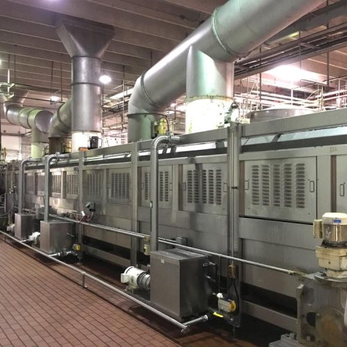 G C Evans 10 ft W x 56 ft L S/S Evaporative Cooling Tunnel