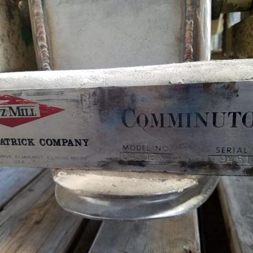 Fitzpatrick Model DASO6 7.5 HP S/S Hammer Mill