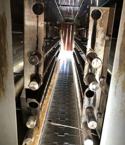 80 in L x 4.5 in W S/S Steam Heat Shrink Tunnel