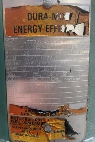 95 Gallon Perma-San Model JOVS S/S Jacketed Turbine Agitated Mix Tank