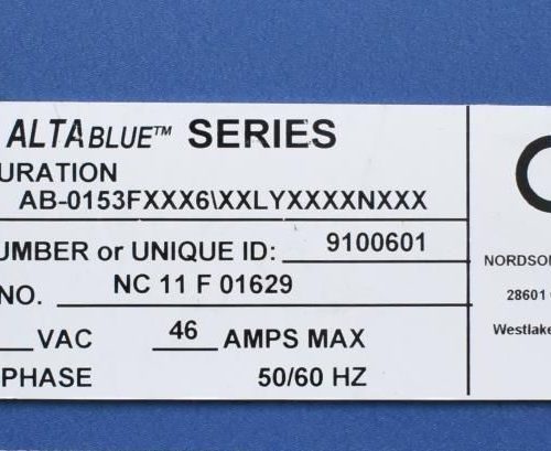 Nordson ALTABlue Series Hot Melt Adhesive Applicator System