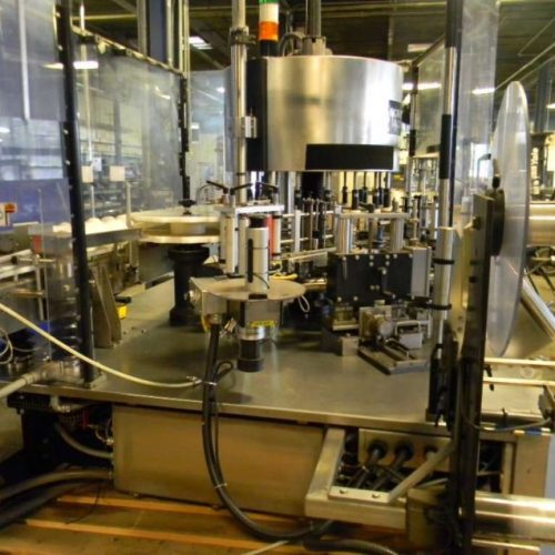 Krones Model Autocol (18) Head Rotary Pressure Sensitive Labeler