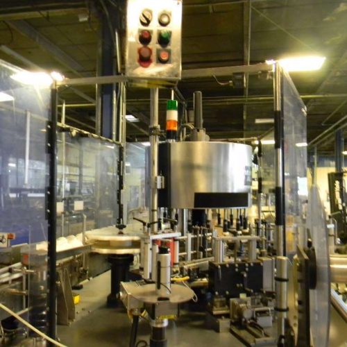 Krones Model Autocol (18) Head Rotary Pressure Sensitive Labeler