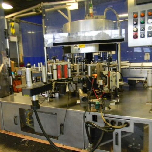 Krones Model Autocol (18) Head Rotary Pressure Sensitive Labeler