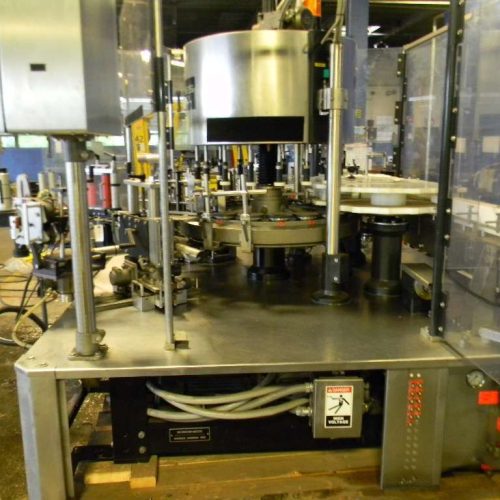 Krones Model Autocol (18) Head Rotary Pressure Sensitive Labeler