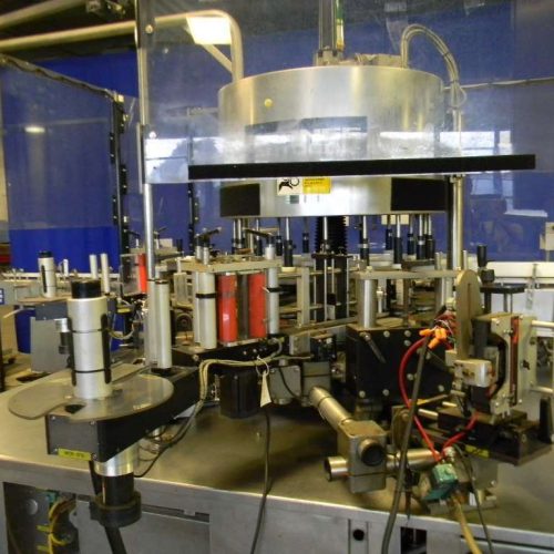 Krones Model Autocol (18) Head Rotary Pressure Sensitive Labeler