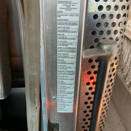 2017 Kenworth Model T800 Tandem Axle Tanker Truck with Walker 6,000 Gallon Tank