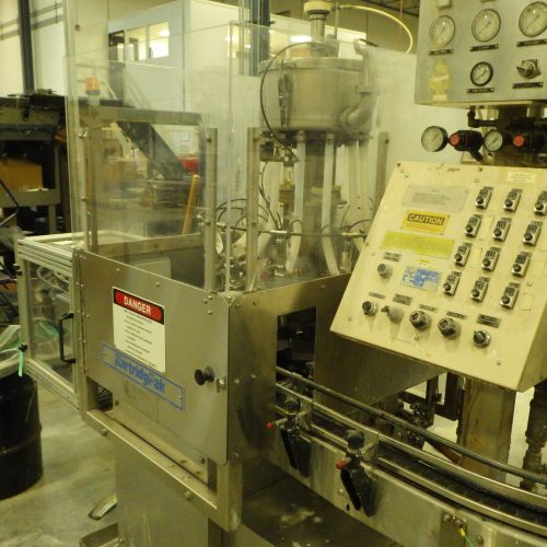 Complete 160-220 CPM Aerosol Filling and Packaging Line