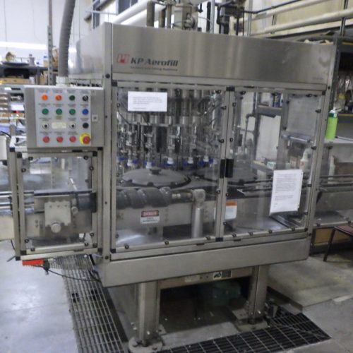 Complete 160-220 CPM Aerosol Filling and Packaging Line