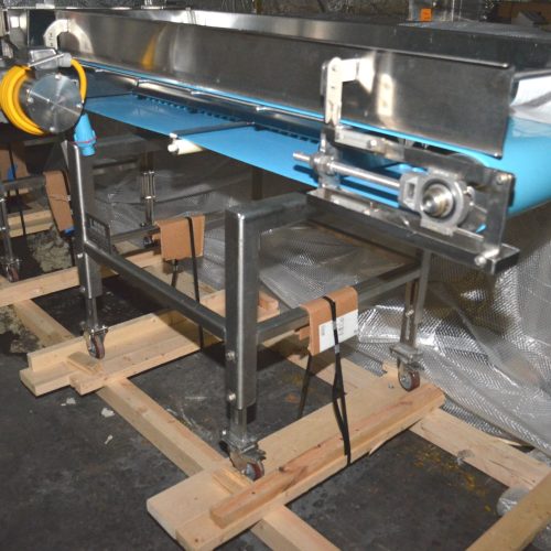 Kleenline 24 in W x 6 ft Long Straight Flat Rubber Sanitary Belt Conveyor