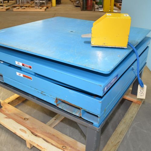 Advance Lifts Model SALM34848 3,000 Pound Capacity Pneumatic Pallet Positioner Lift