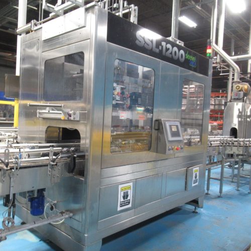 Complete 750 BPM Bottle Filling, Capping, Labeleing, and Packaging  Line (Line 1)