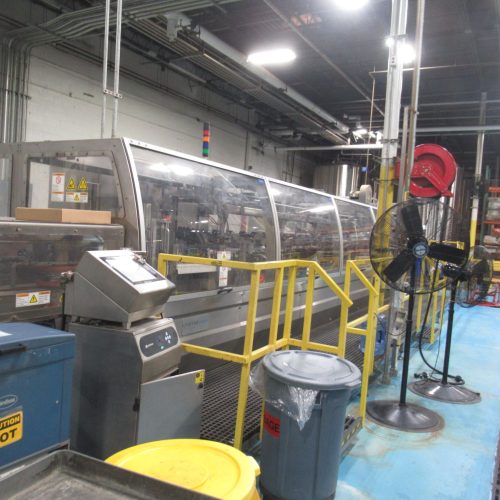 Complete 750 BPM Bottle Filling, Capping, Labeleing, and Packaging  Line (Line 1)